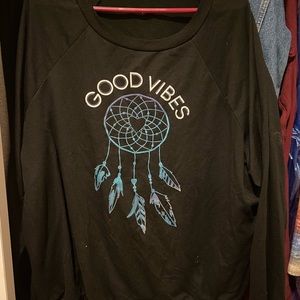 Long a Sleeve Good Vibes Shirt